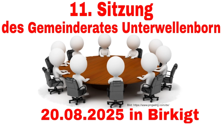 Mehr über den Artikel erfahren 11. Sitzung des Gemeinderates