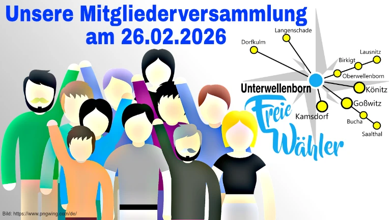 Mehr über den Artikel erfahren Unsere Mitgliederversammlung am 26.02.2026